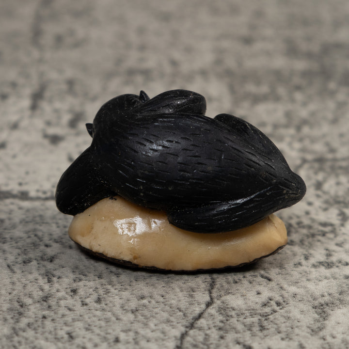 Black Howler Monkey Tagua Carving