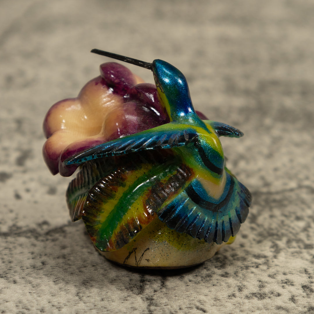 Hummingbird Tagua Carving