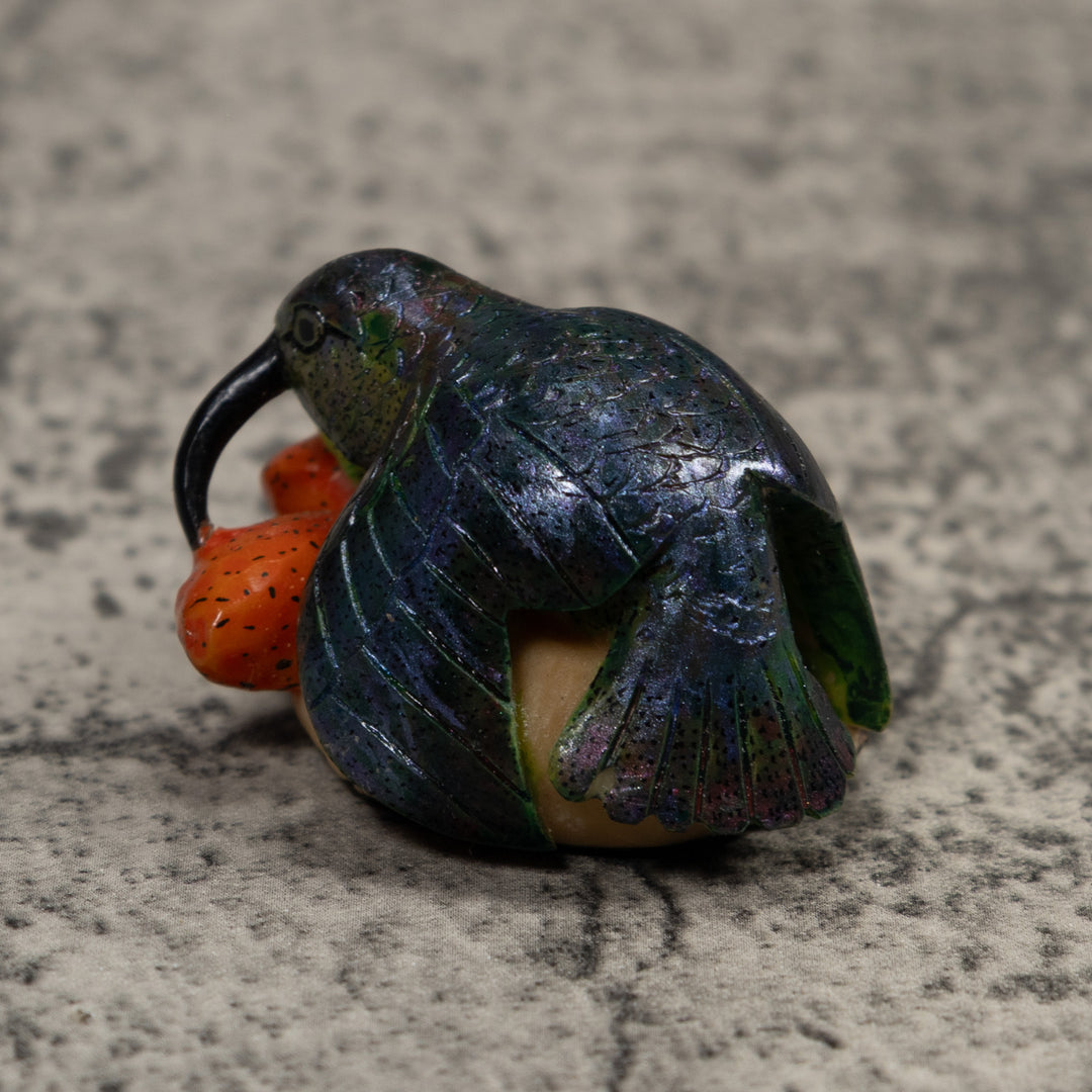Hummingbird Tagua Carving