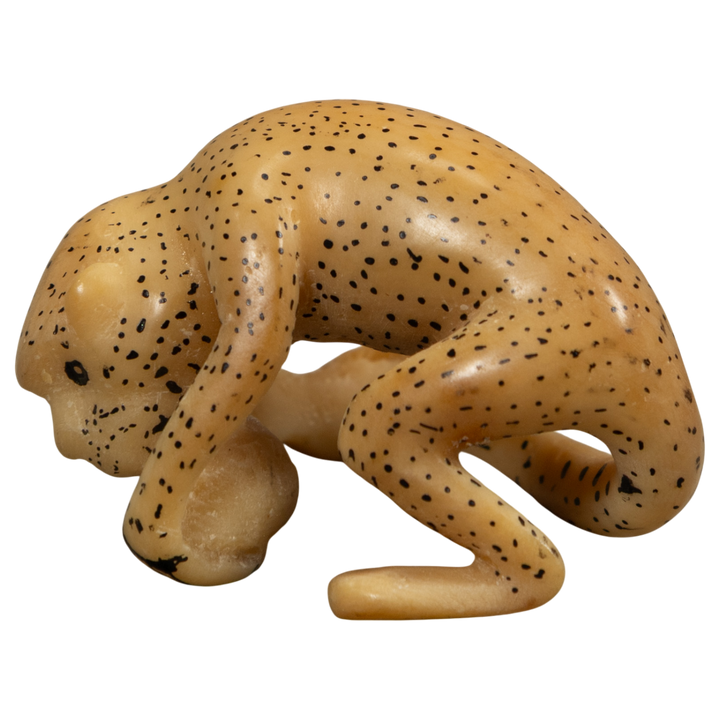 Vintage White Monkey Tagua Carving