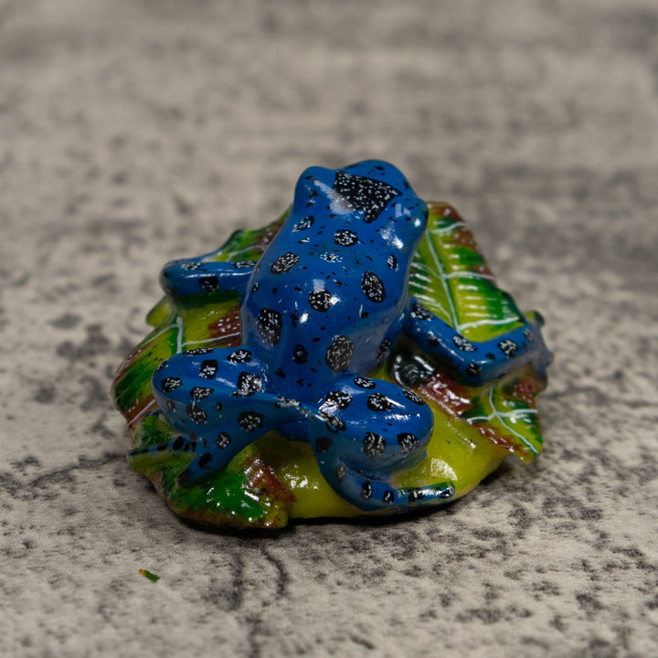 Blue Poison Dart Frog Tagua Carving