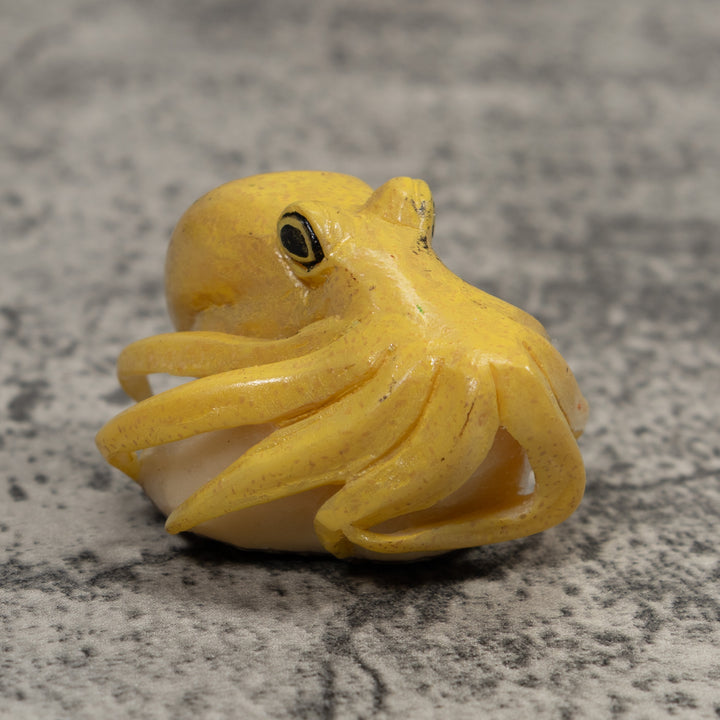 Octopus Squid Tagua Carving