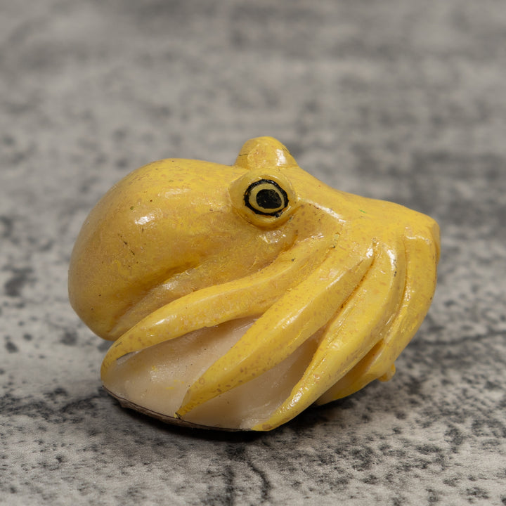 Octopus Squid Tagua Carving