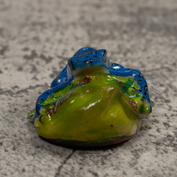 Blue Poison Dart Frog Tagua Carving