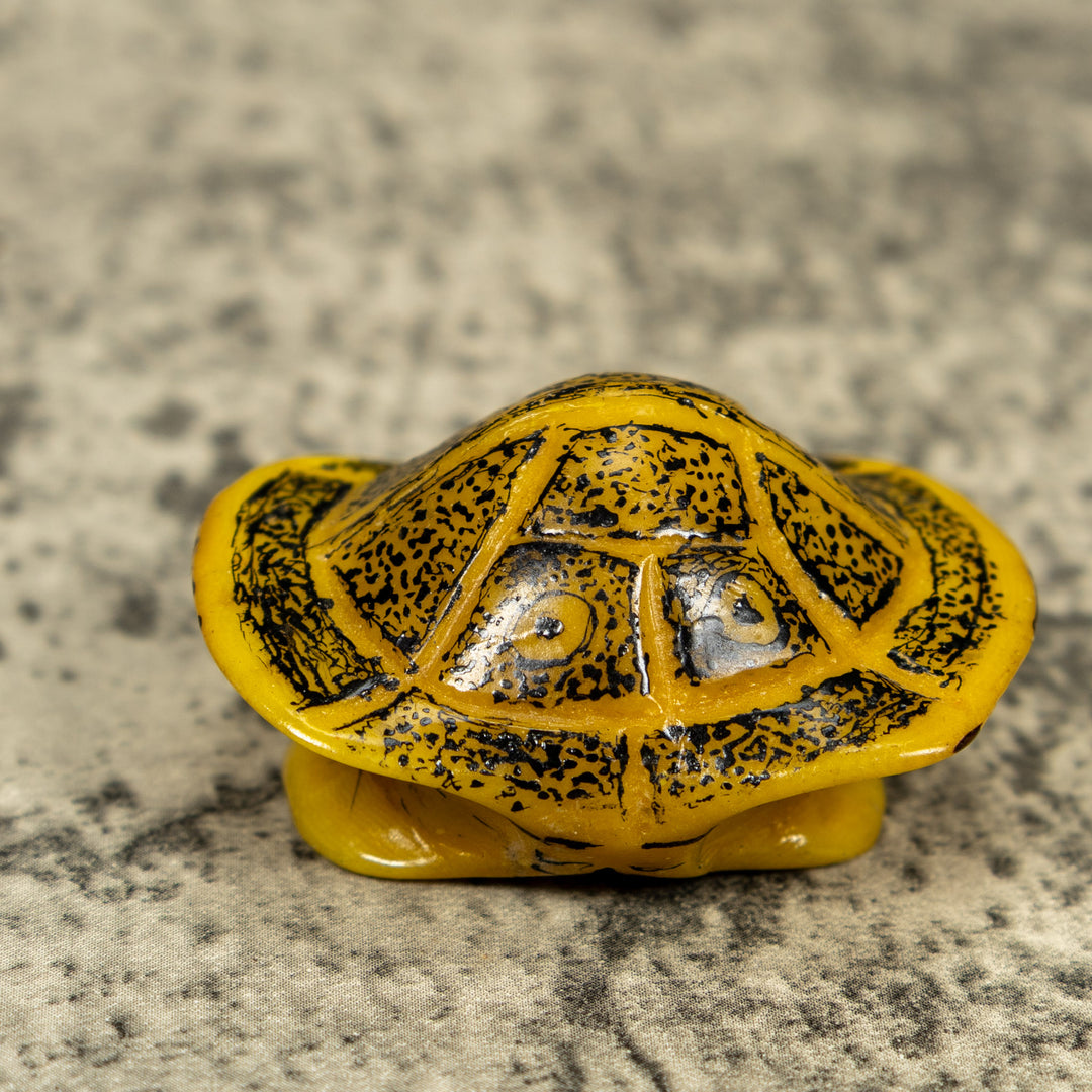Vintage Turtle Shell Tagua Carving