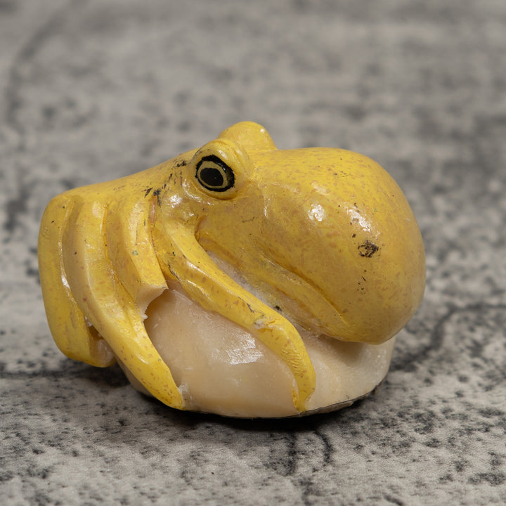 Octopus Squid Tagua Carving