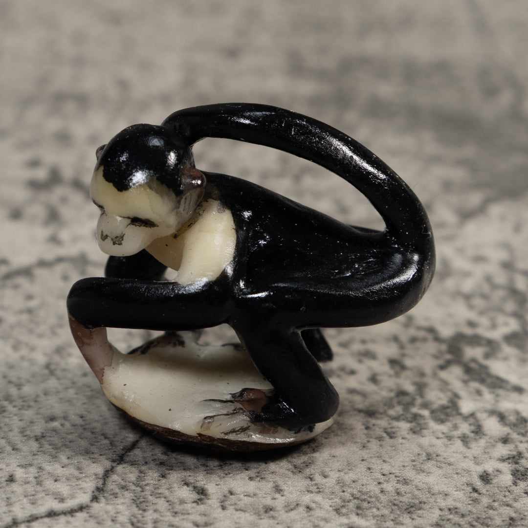 White Face Monkey Tagua Carving