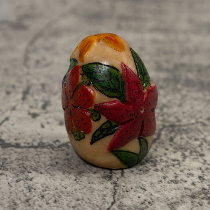 Floral Flower Tagua Carving