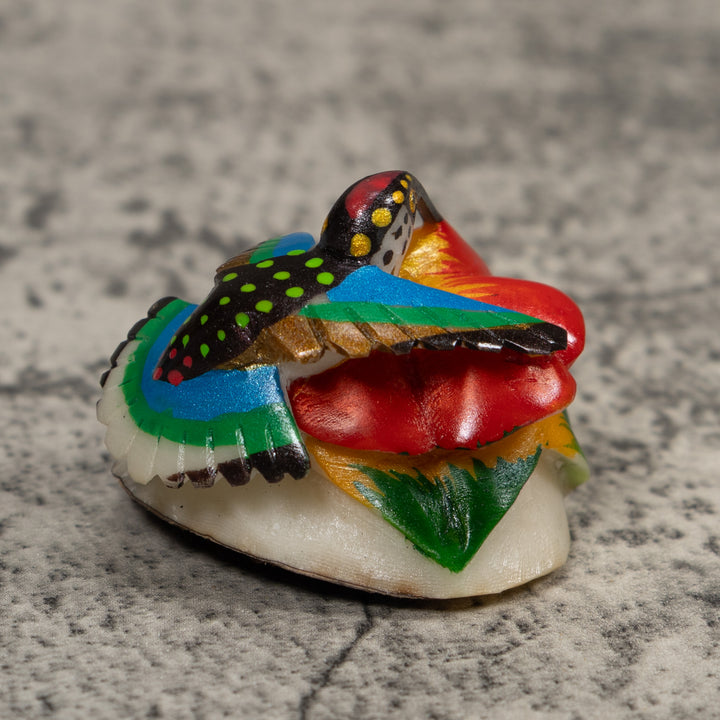 Hummingbird Tagua Carving
