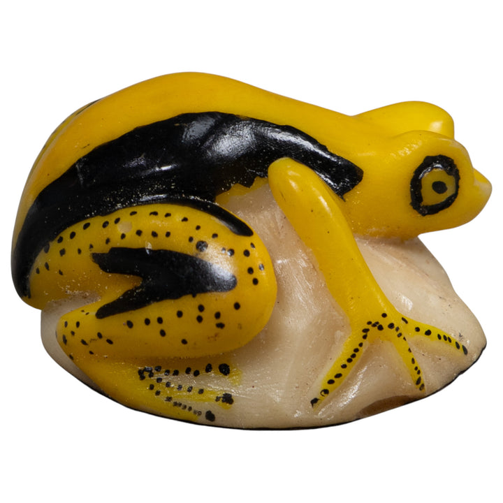 Vintage Frog Tagua Carving