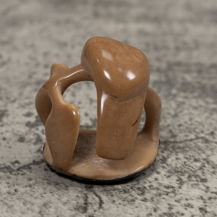 Vintage Parrot Bird Tagua Carving