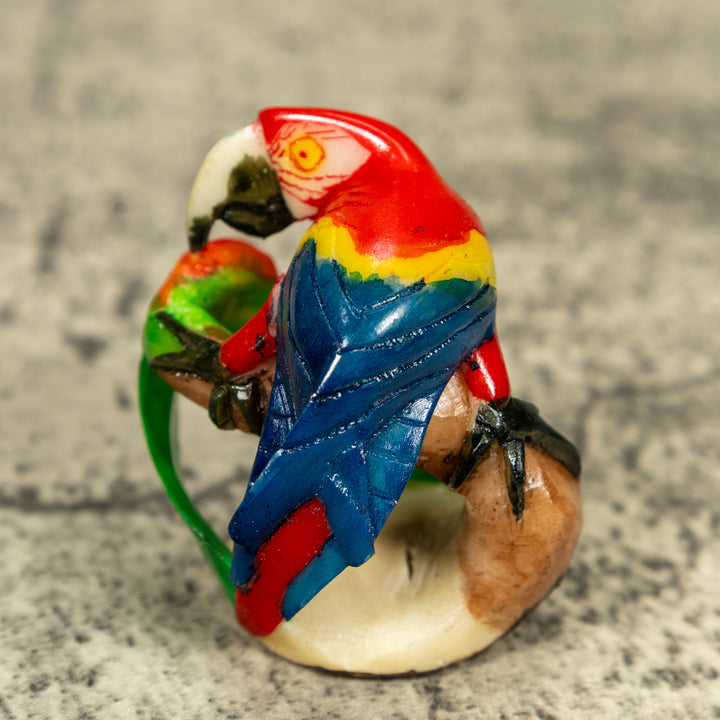 Macaw Parrot Bird Tagua Carving