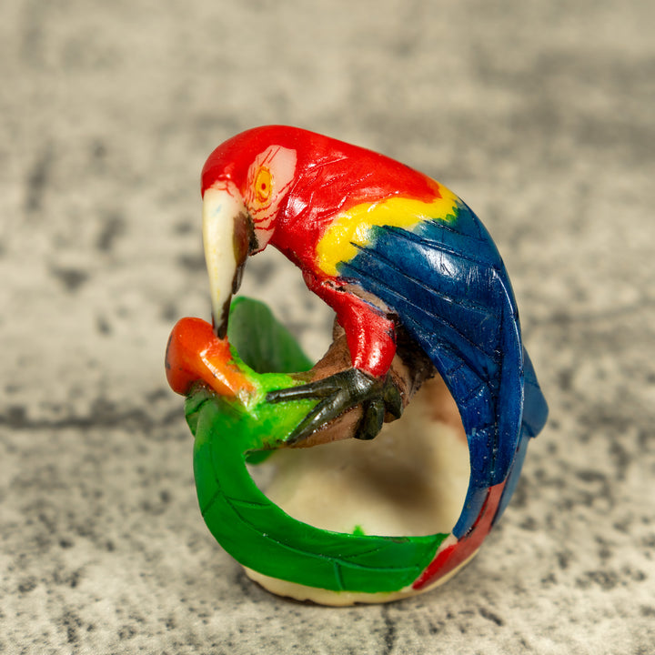 Macaw Parrot Bird Tagua Carving