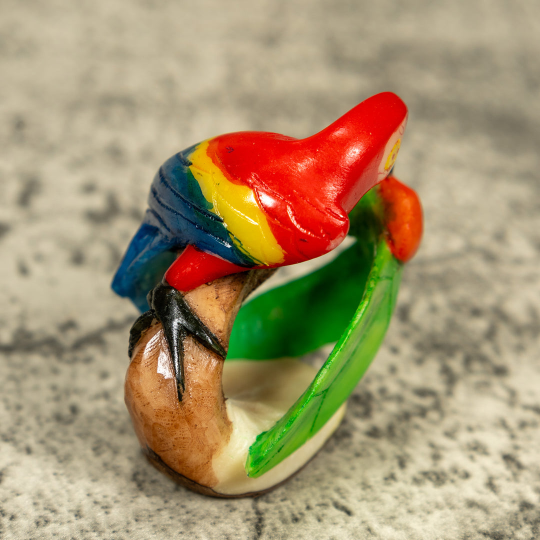 Macaw Parrot Bird Tagua Carving