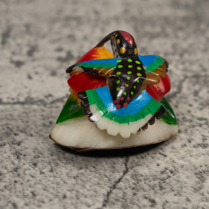 Hummingbird Tagua Carving