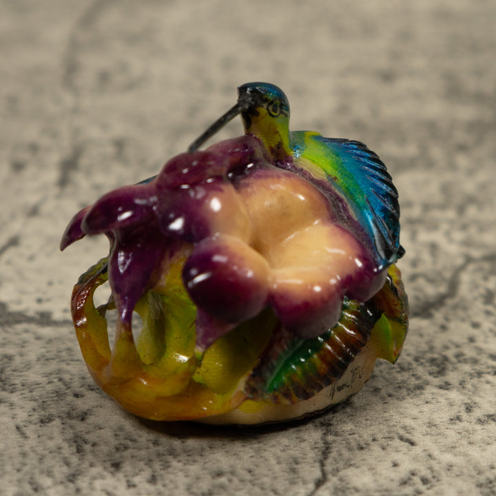 Hummingbird Tagua Carving
