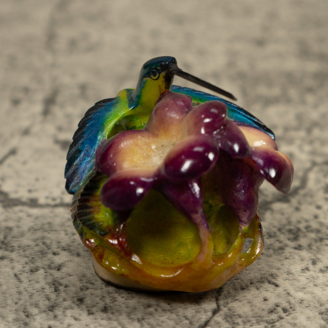 Hummingbird Tagua Carving