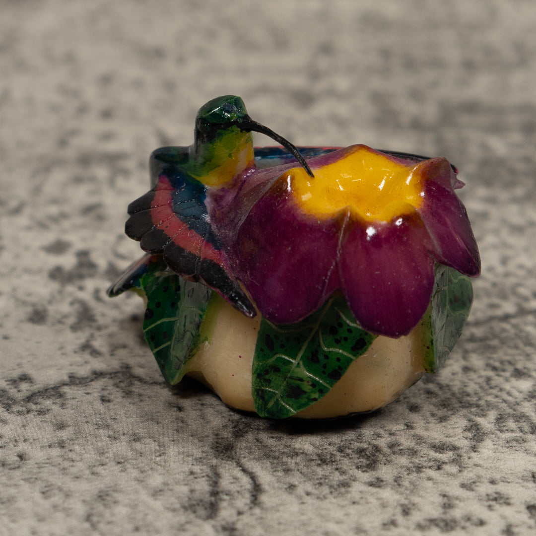 Hummingbird Tagua Carving