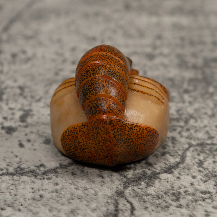 Vintage Shrimp Tagua Carving