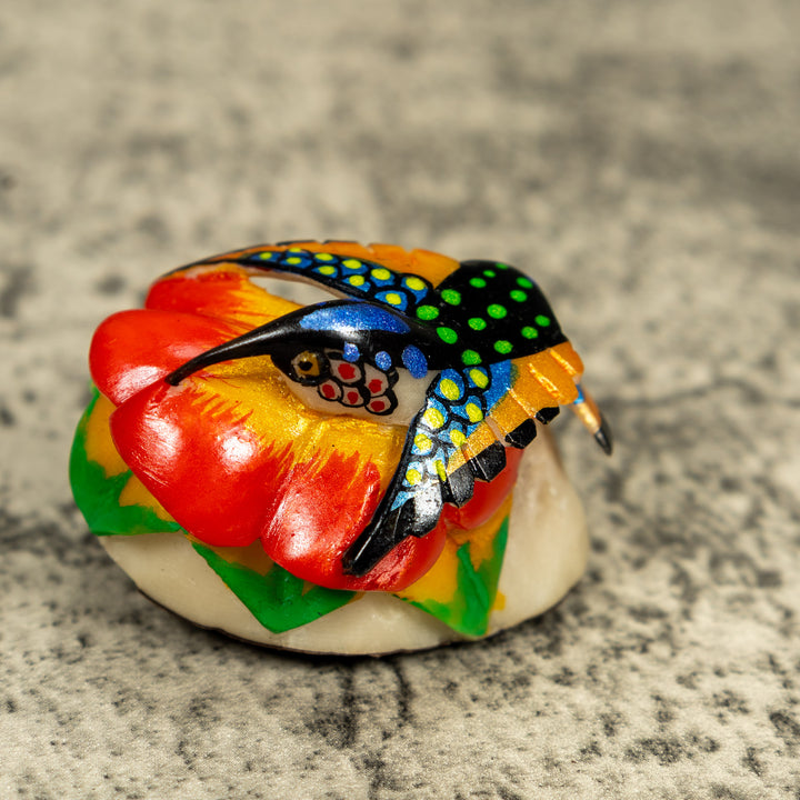 Hummingbird Tagua Carving