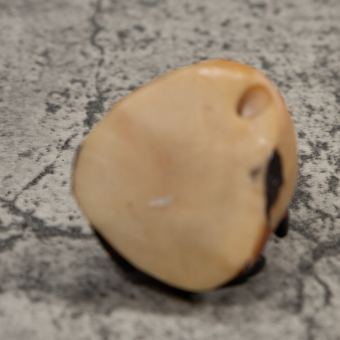 Vintage Poison Dart Frog Tagua Carving