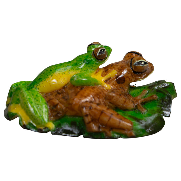 Black Yellow And Green Double Poison Dart Frog Tagua Carving