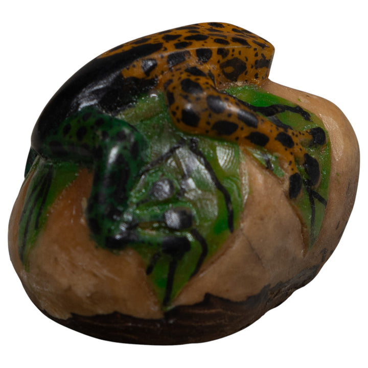 Vintage Poison Dart Frog Tagua Carving