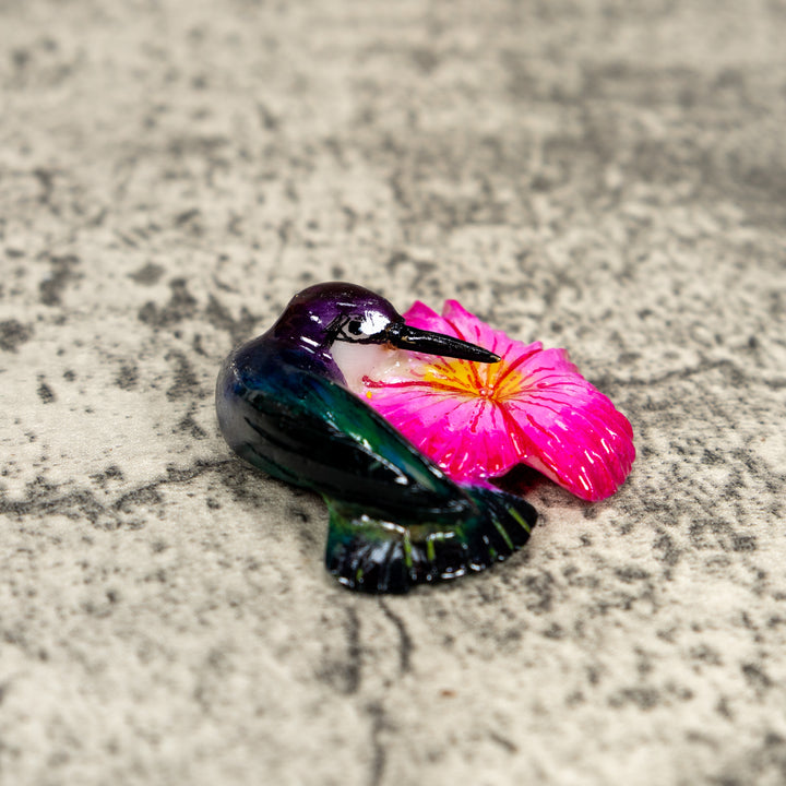 Green And Yellow Parrot Bird Tagua Carving