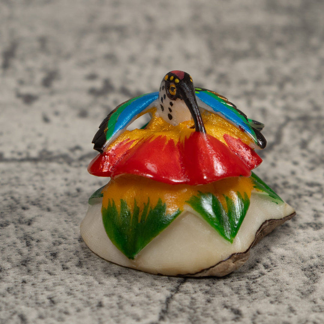 Hummingbird Tagua Carving