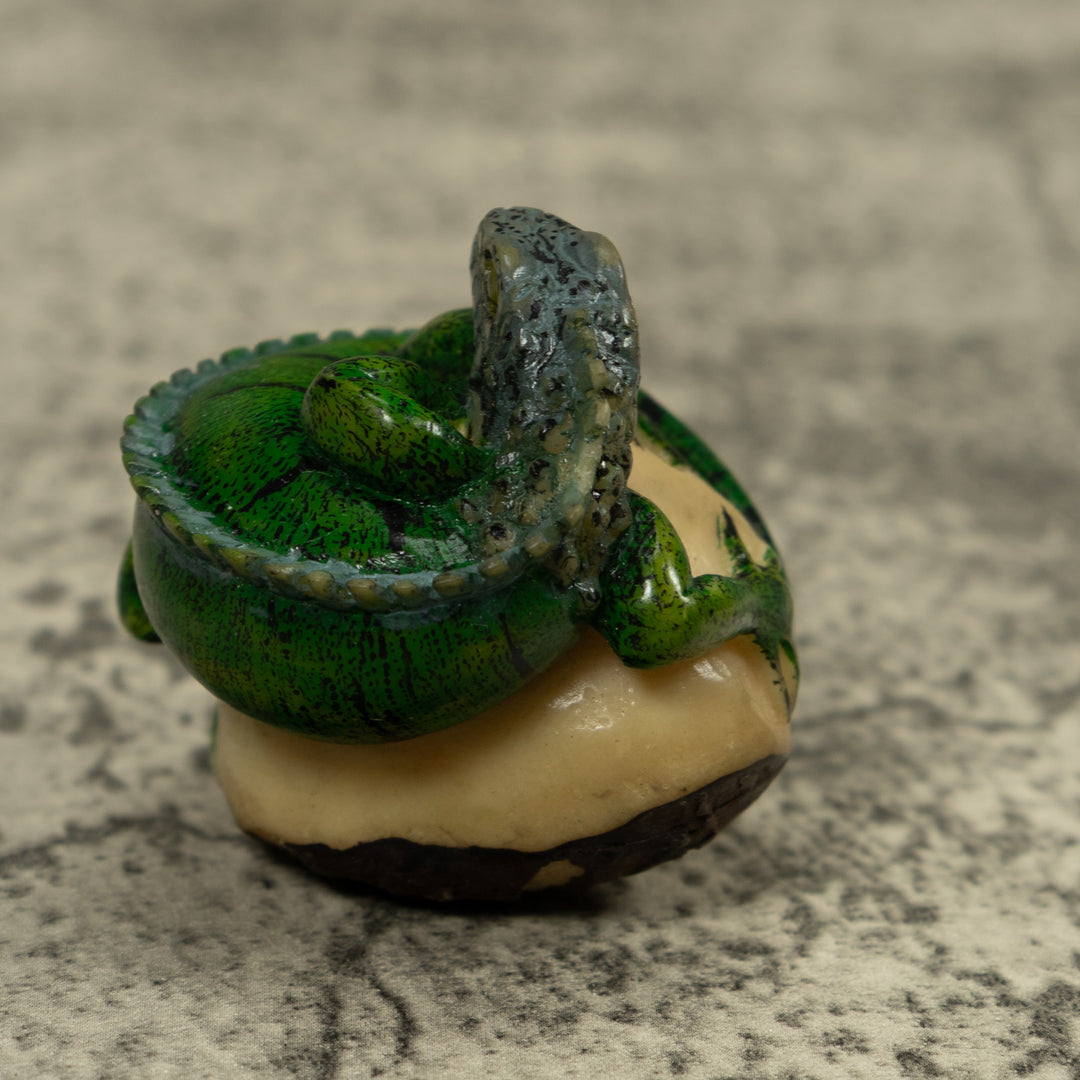 Iguana Lizard Reptile Tagua Carving