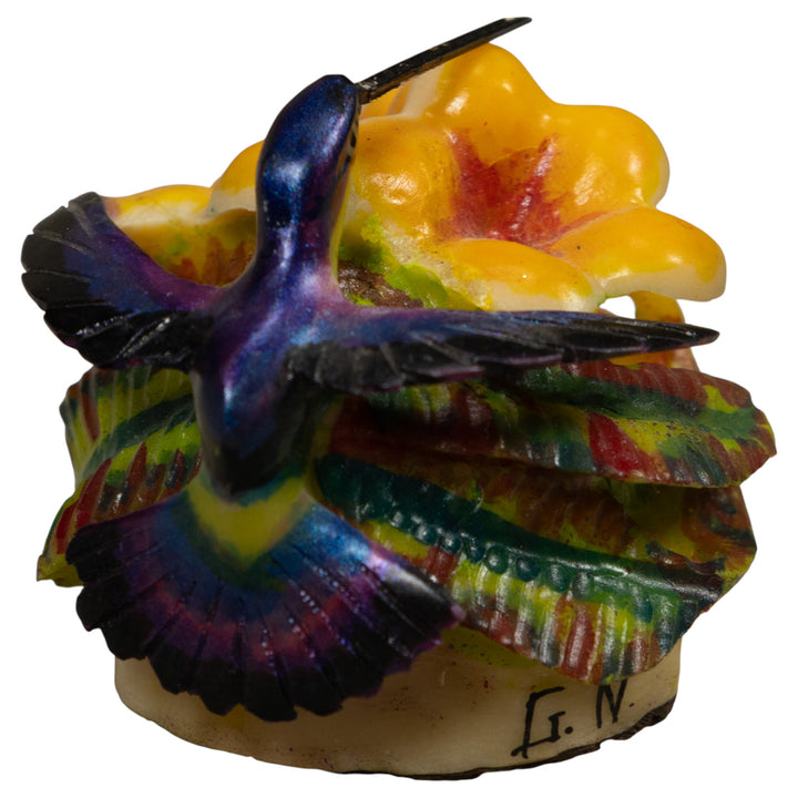 Hummingbird Tagua Carving