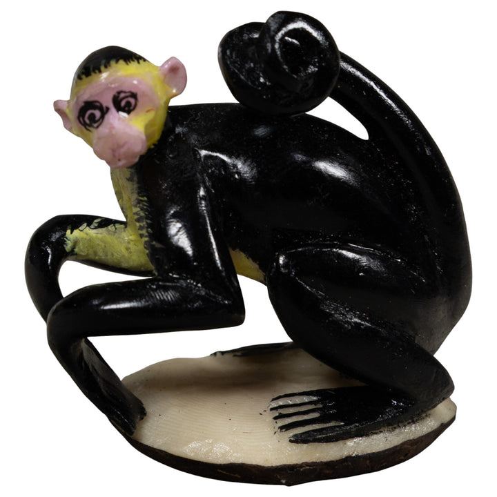 White Face Monkey Tagua Carving