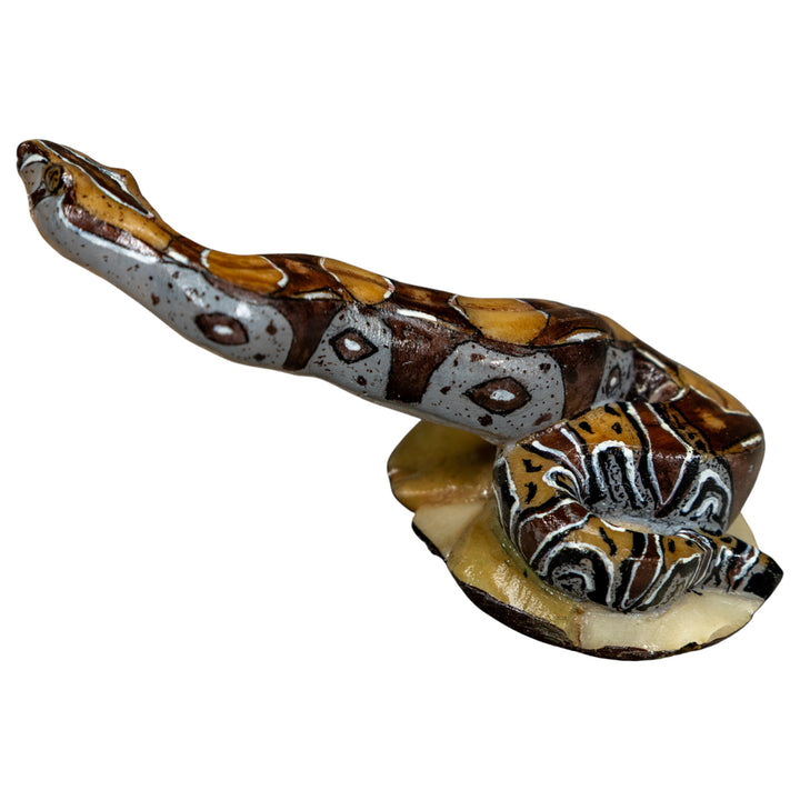 Boa Constrictor Snake Tagua Carving
