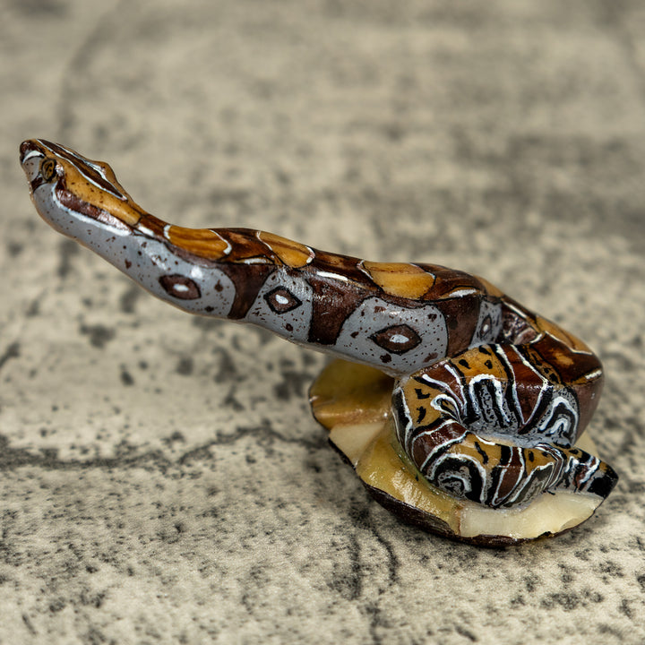 Boa Constrictor Snake Tagua Carving