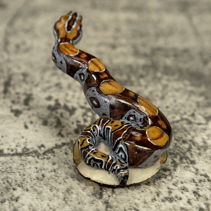 Boa Constrictor Snake Tagua Carving