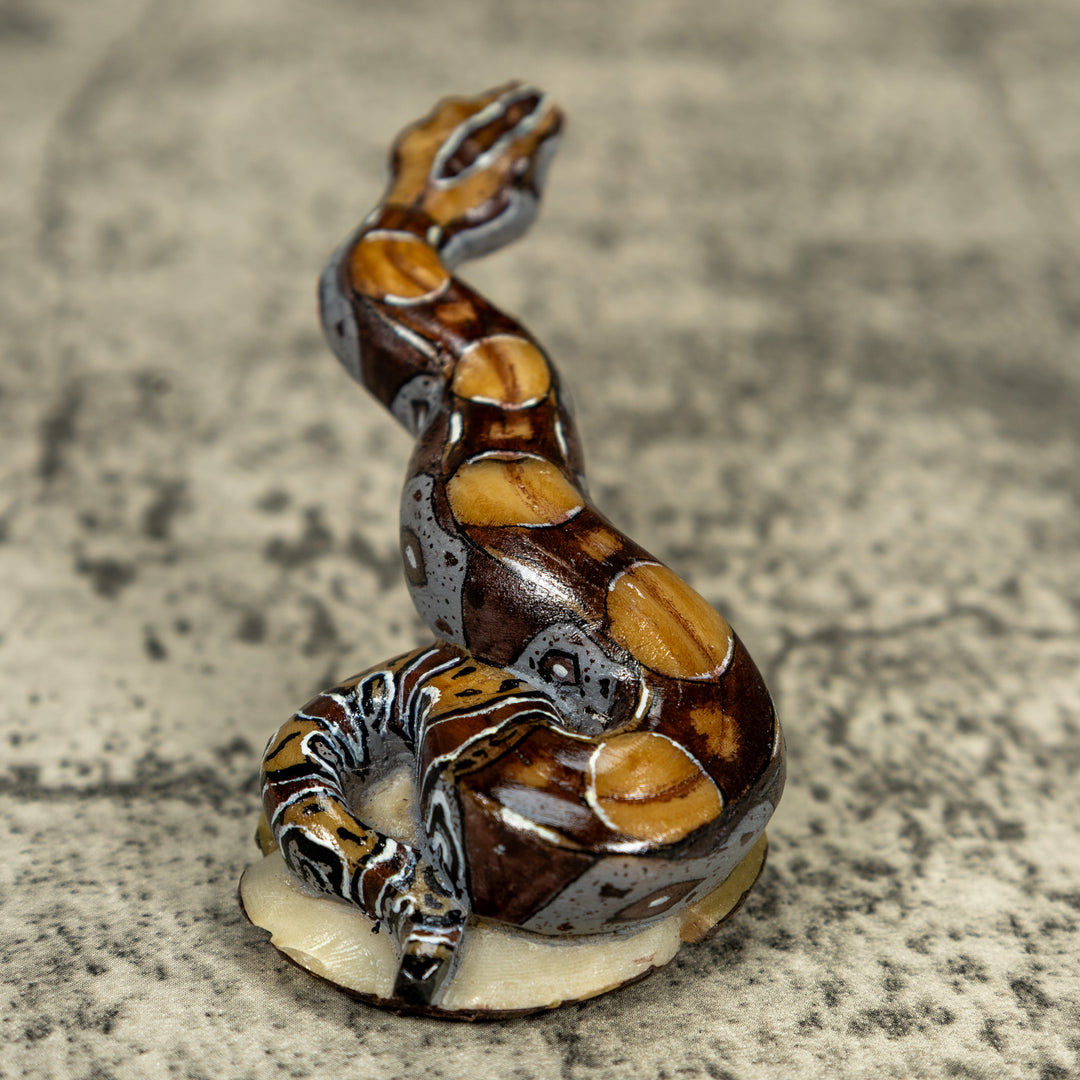 Boa Constrictor Snake Tagua Carving