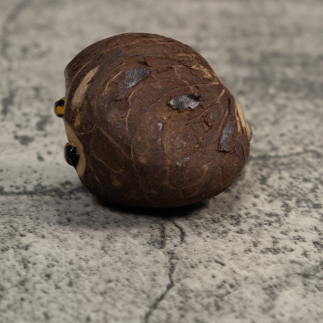 Gold And Black Poison Dart Frog Tagua Carving