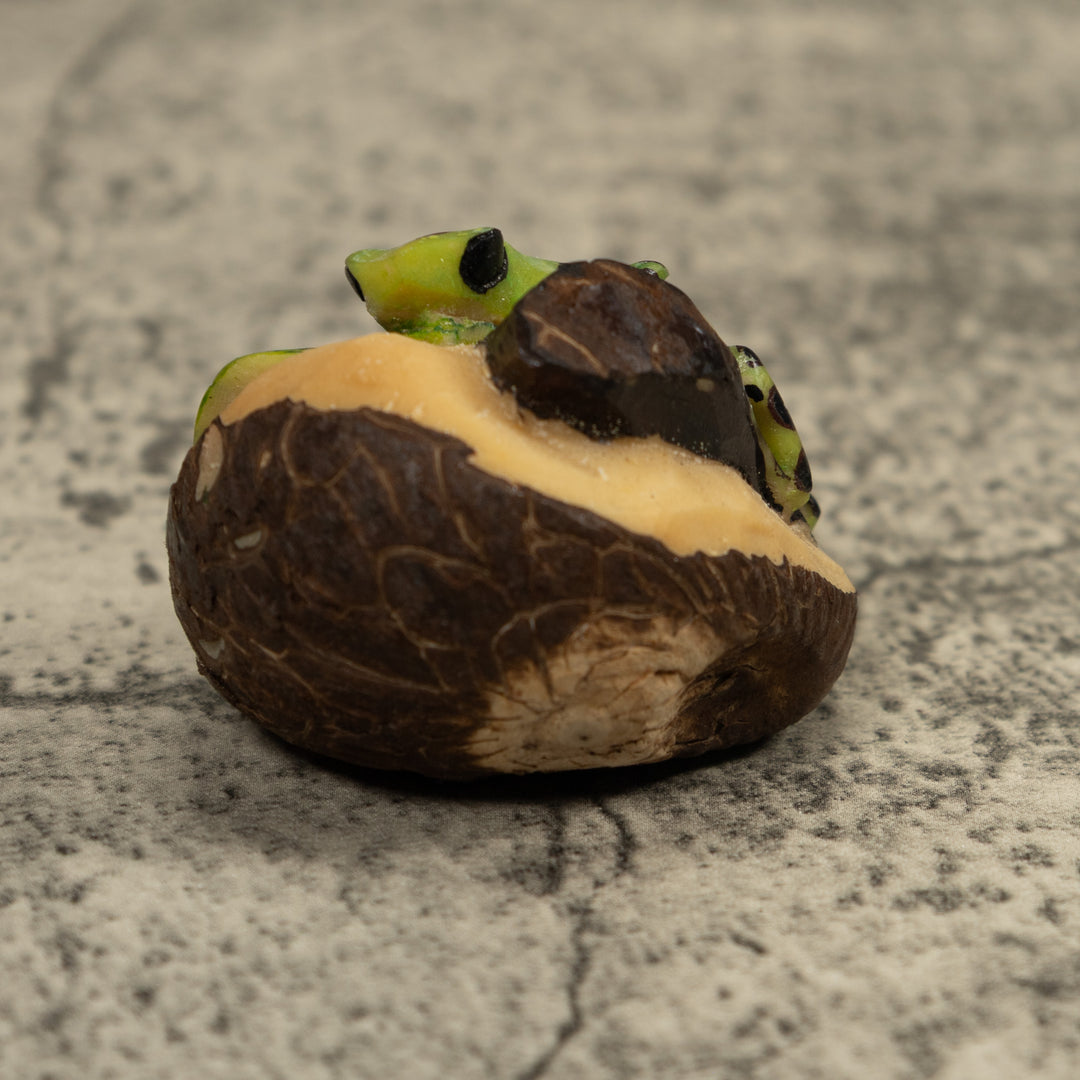 Green Poison Dart Frog Tagua Carving