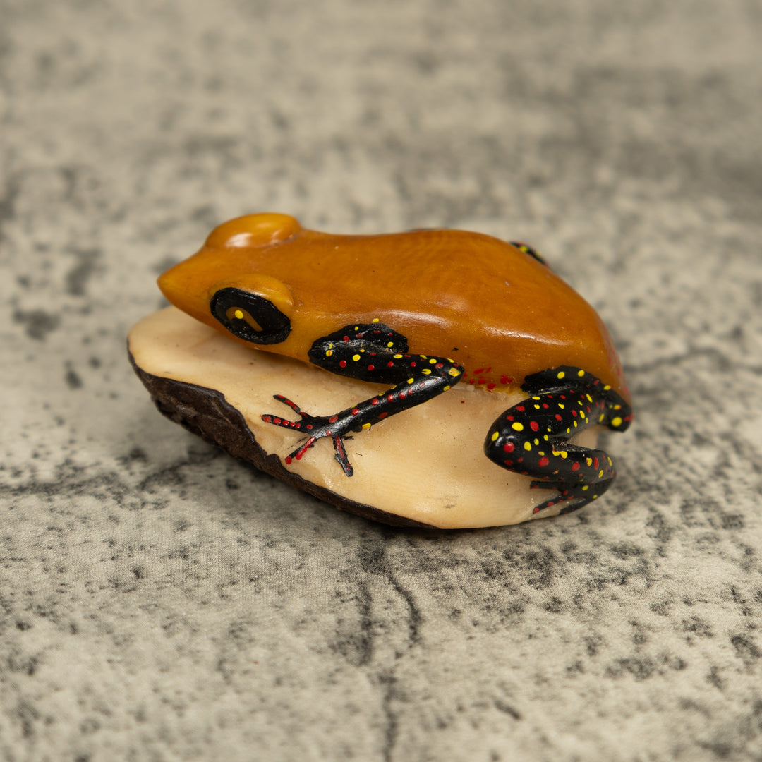Poison Dart Frog Tagua Carving