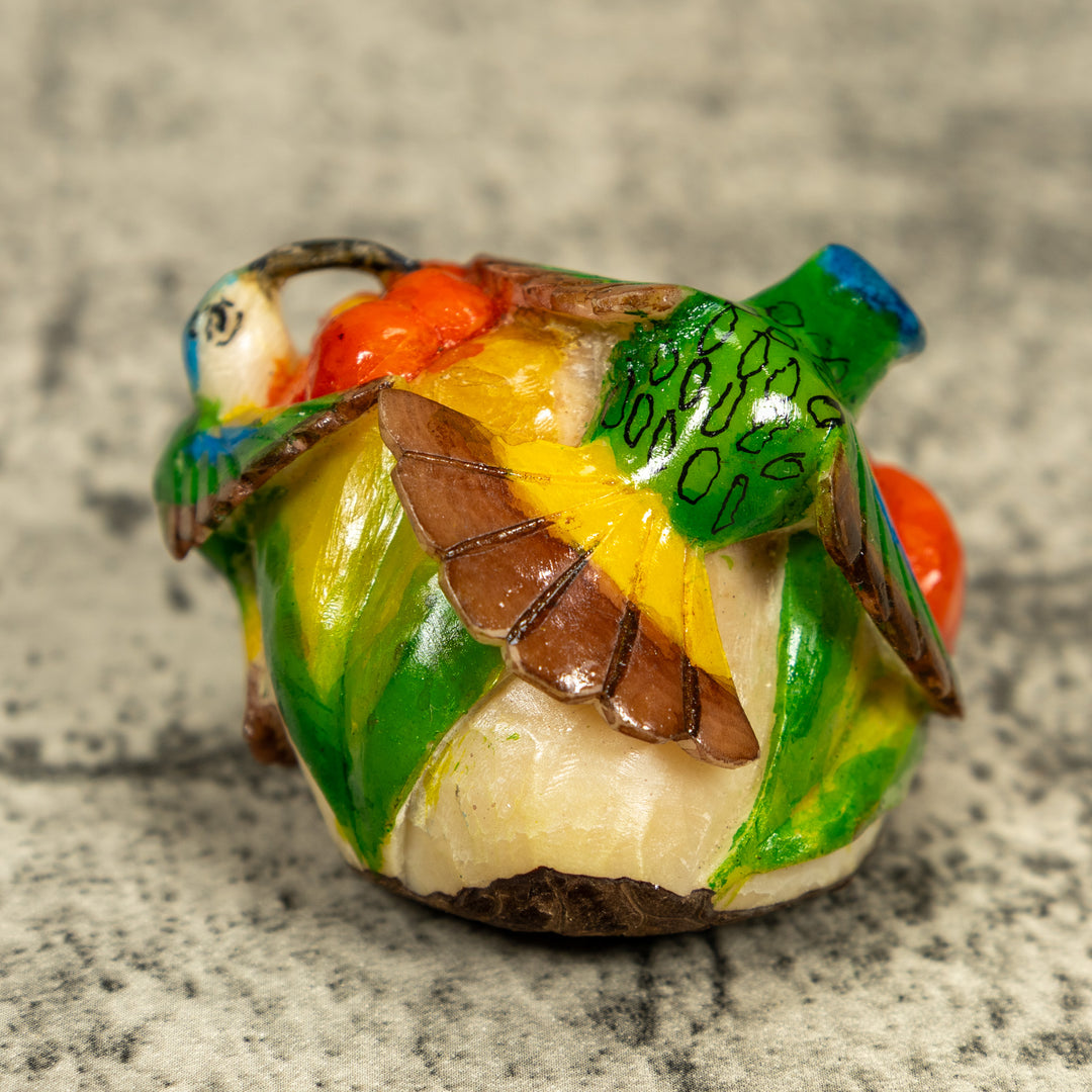 Double (2) Hummingbird Tagua Carving