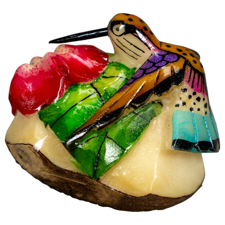 Hummingbird Tagua Carving