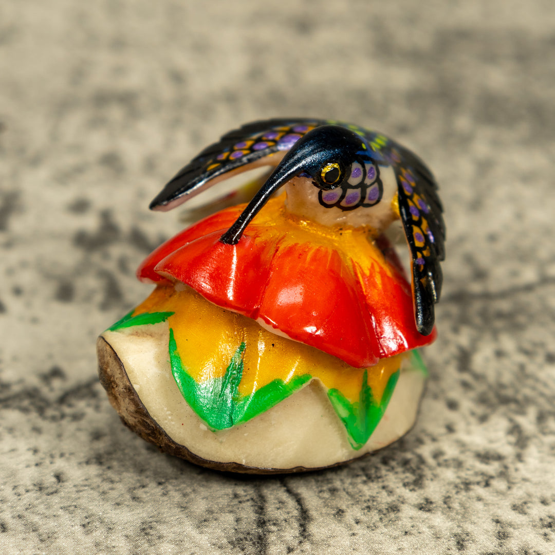 Hummingbird Tagua Carving