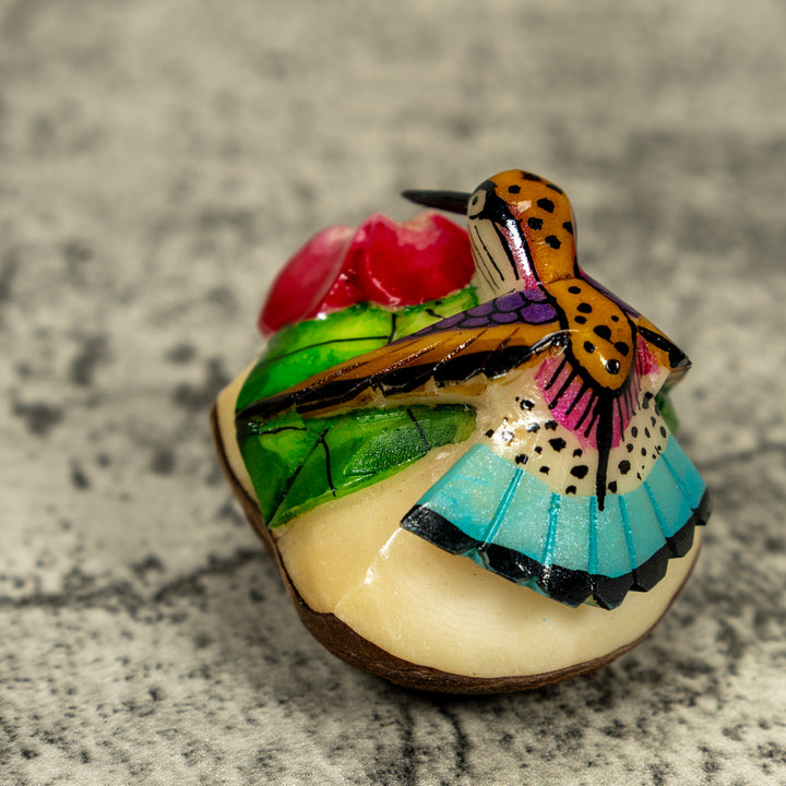 Hummingbird Tagua Carving