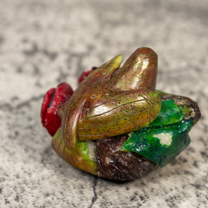 Hummingbird Tagua Carving