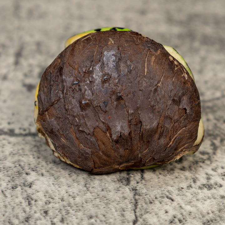 Green Gold And Black Poison Dart Frog Tagua Carving