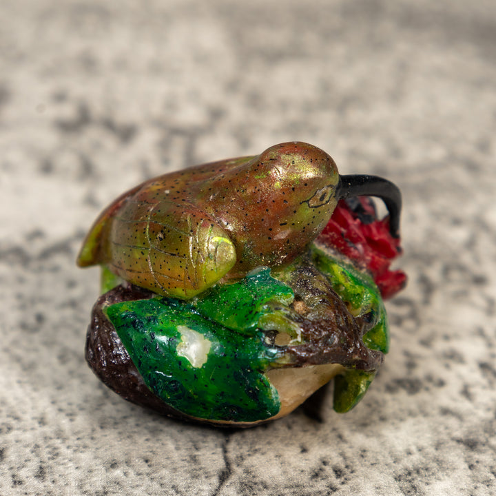 Hummingbird Tagua Carving