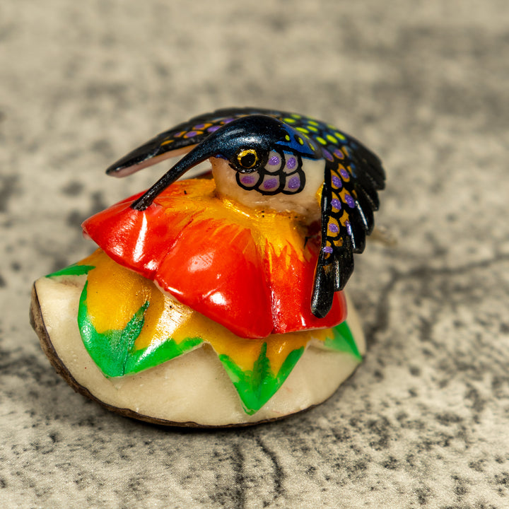 Hummingbird Tagua Carving