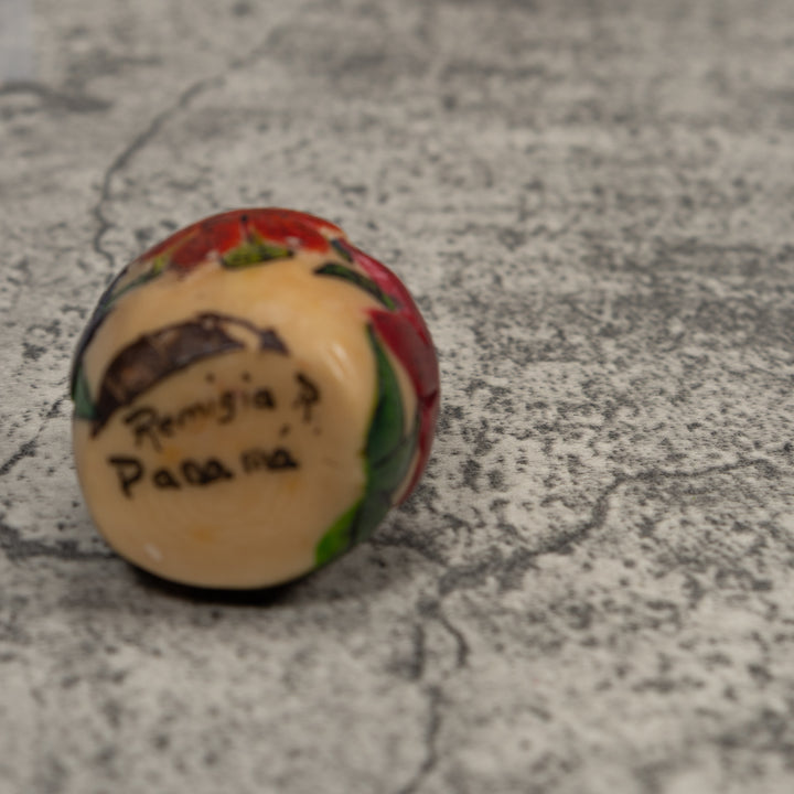 Floral Flower Tagua Carving
