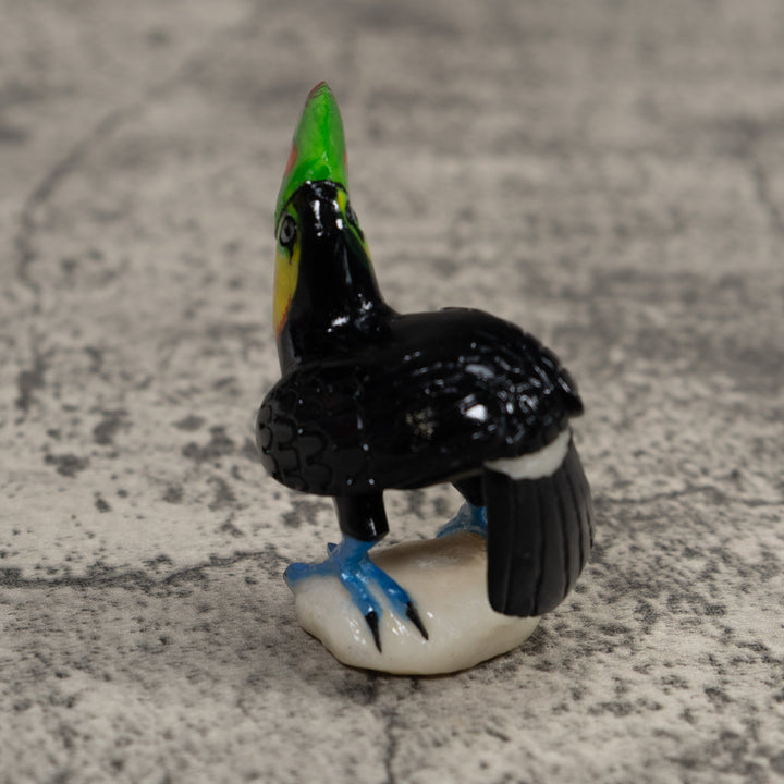 Toucan Parrot Bird Tagua Carving