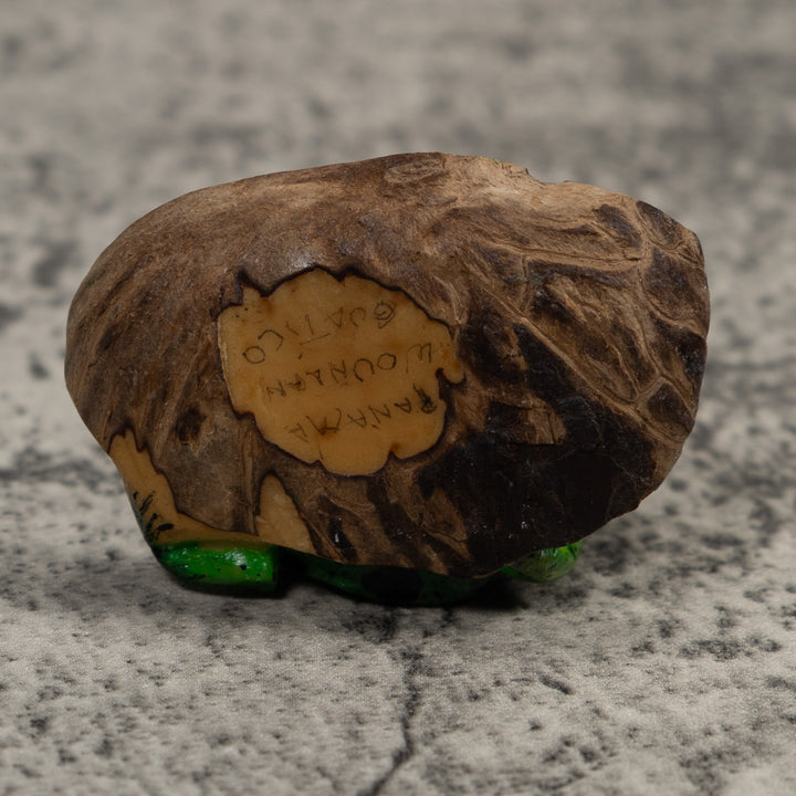 Vintage Iguana Lizard Reptile Tagua Carving